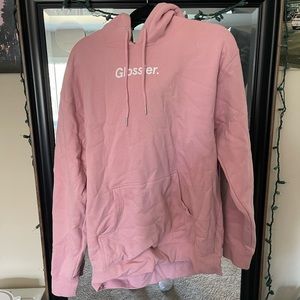 Glossier Pink Hoodie